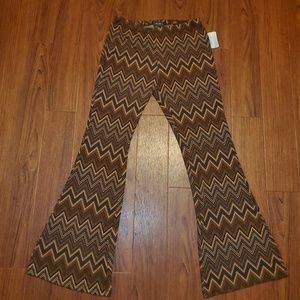 Long Knit Palazzo Pants